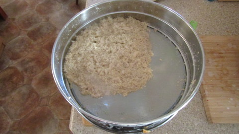 Using the sieve 