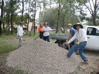 Moving the supplies Moving the supplies