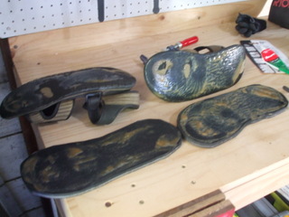 Glue applied to both sides