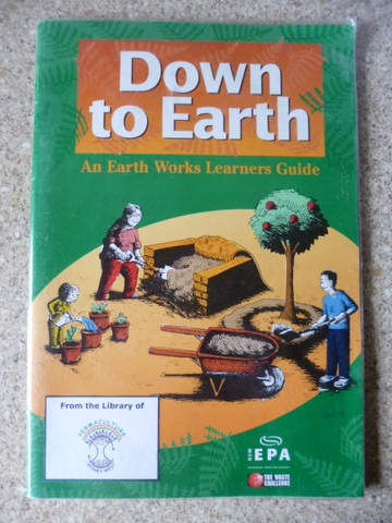 Label on lower left hand corner of book