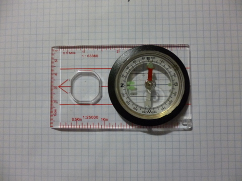 Don't guess! Use a compass