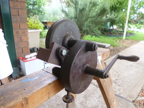 Hand Turned Grinding Wheel