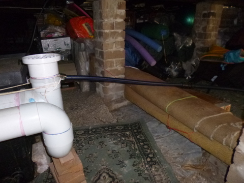 Output, through the pump, to the treatment area