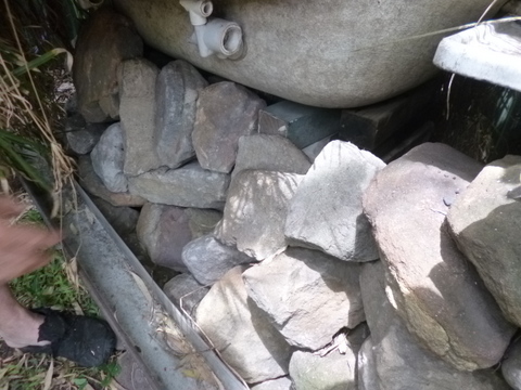 Support structure for spa