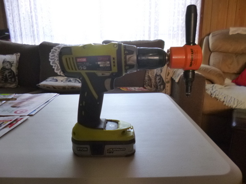 The nibbler attached to the dill