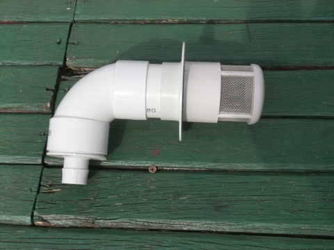 System for the rear drain