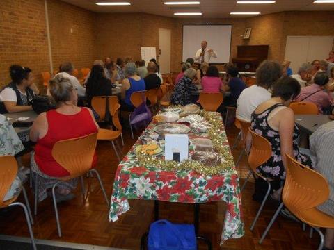 A festive food table A festive food table