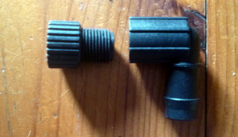 Fittings to make the drain