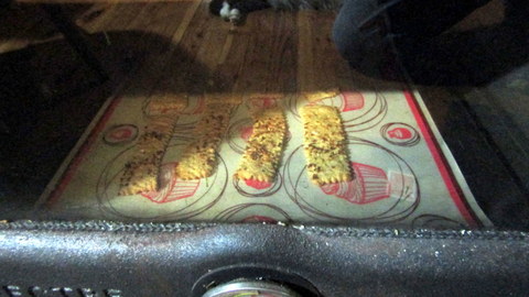 Baking in the wood oven