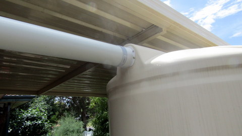 Drain from older tank fitted and plumbed in