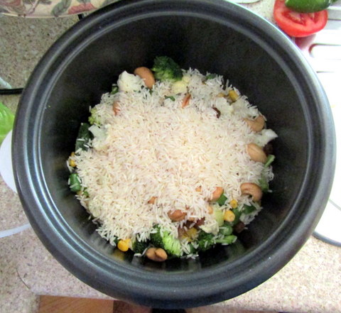 Rice, Veg and Dry Stuff