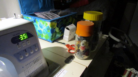 The button jar in its natural habitat