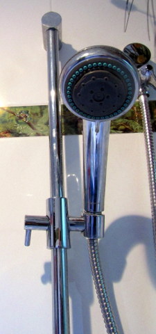 The low flow shower head
