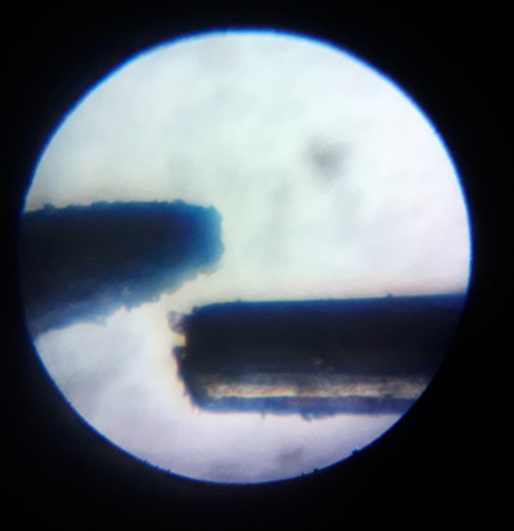 RHS as is, LHS after sharpening