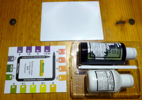 Soil pH test kits are cheap and available
