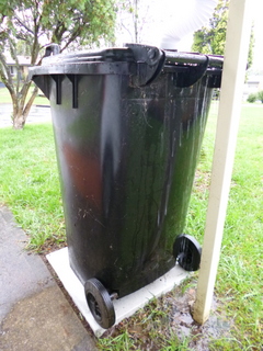 Pretending it's a waterfall!