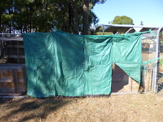 Shadecloth found by the roadside