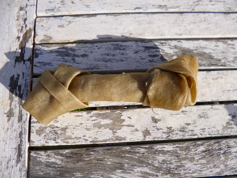 The Raw Material - I used doggie treats!