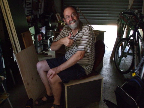 A composting toilet eliminates water usage in this area