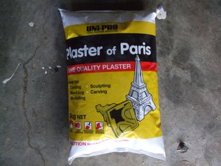 A 3kg bag of plaster