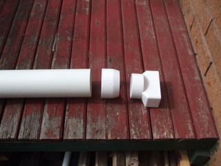 The components for converting the downpipe