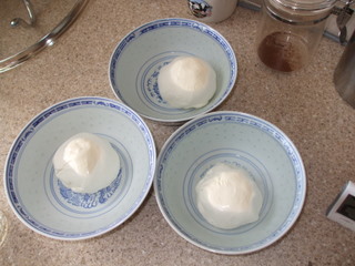 The finished product - divided and cooling