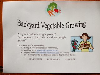 Here is what our flyer looks like