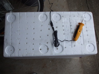 Holes in the worm chamber and hot wire cutter